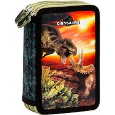 Derform, Несесер Двоен Dinosaur 18 / Динозавър /, 95551, момче, многоцветен, пълен. 95551 Derform, Несесер Двоен Dinosaur 18 / Динозавър /, 95551, момче, многоцветен, пълен. 95551