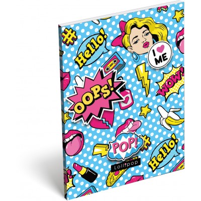 Lizzy Card Тефтерче А7 LOLLIPOP POP, 17827, за момиче, многоцветно 17827 Lizzy Card Тефтерче А7 LOLLIPOP POP, 17827, за момиче, многоцветно 17827