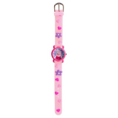 Vadobag Детски часовник PEPPA PIG Spending Time, Пепа Пиг, 007-2466, за момиче, розов 007-2466