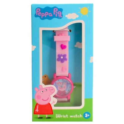 Vadobag Детски часовник PEPPA PIG Spending Time, Пепа Пиг, 007-2466, за момиче, розов 007-2466
