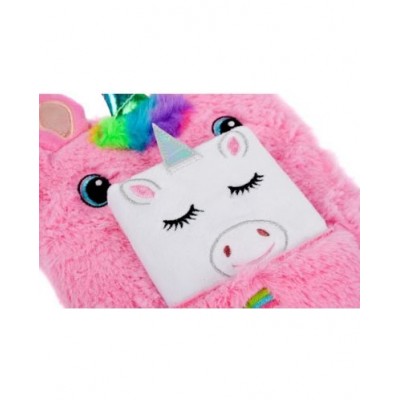 UNICORN ПЛЮШЕН 3D ДНЕВНИК А5 2в1, 443210, за момиче, розов, многоцветен 443210 UNICORN ПЛЮШЕН 3D ДНЕВНИК А5 2в1, 443210, за момиче, розов, многоцветен 443210