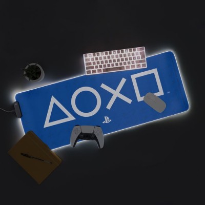 Paladone, Светеща подложка за бюро Playstation, U PP11443PSV2, синя U PP11443PSV2