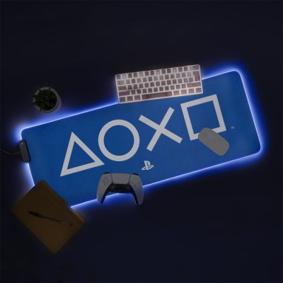 Paladone, Светеща подложка за бюро Playstation, U PP11443PSV2, синя U PP11443PSV2