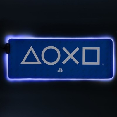 Paladone, Светеща подложка за бюро Playstation, U PP11443PSV2, синя U PP11443PSV2