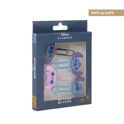 Cerda, Комплект 4 бр. кламери 3D с фигурки STITCH , T 2700000338, многоцветни T 2700000338 Cerda, Комплект 4 бр. кламери 3D с фигурки STITCH , T 2700000338, многоцветни T 2700000338