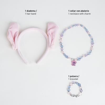Cerda, Детски комплект диадема, колие, гривна, STITCH , T 2500003077, момиче, розов Cerda, Детски комплект диадема, колие, гривна, STITCH , T 2500003077, момиче, розов