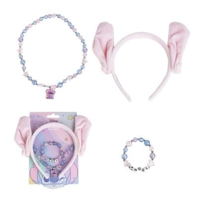 Cerda, Детски комплект диадема, колие, гривна, STITCH , T 2500003077, момиче, розов Cerda, Детски комплект диадема, колие, гривна, STITCH , T 2500003077, момиче, розов