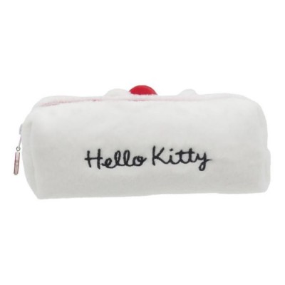 Плюшен несесер Hello Kitty, U PT37-01HK, бяло и червено