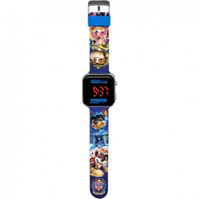 Детски LED часовник PAW PATROL, U PW19944, за момче, син, многоцветен