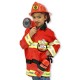 Melissa and Doug, Детски Костюм Пожарникар, R 14834, за момче, оранжев Melissa and Doug, Детски Костюм Пожарникар, R 14834, за момче, оранжев