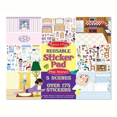 Melissa and Doug, Колекция стикери  Къща за кукли, R 14197, момиче, многоцветни R 14197