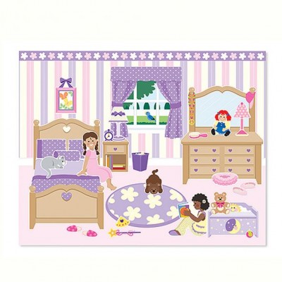 Melissa and Doug, Колекция стикери  Къща за кукли, R 14197, момиче, многоцветни R 14197