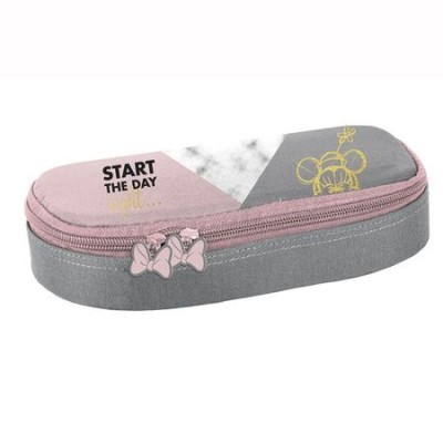 Несесер твърд, празен Paso Minnie, сиво и розово, DISA-013, 10 x 23 x 5 DISA-013 Несесер твърд, празен Paso Minnie, сиво и розово, DISA-013, 10 x 23 x 5 DISA-013
