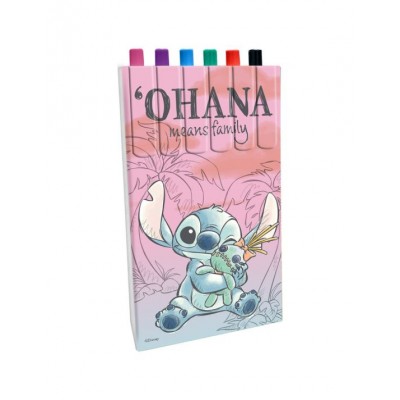 Комплект химикали Stitch 6 цвята Ohana Means Family, L  8435507884457, момиче, розов, многоцветен L  8435507884457