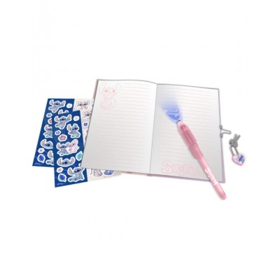 Таен дневник с катиранче, химикал и стикери Stitch, L 8435507877336, момиче, розов L 8435507877336