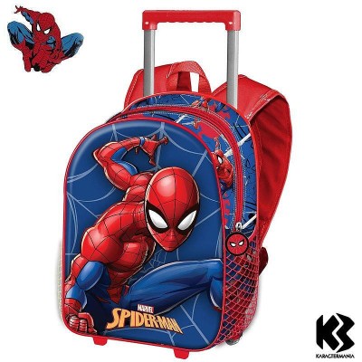 Karactermania Детска 3D раница на колела SPIDERMAN Motions, Спайдър Мен, 03759, синьо и червено, за момче 03759 Karactermania Детска 3D раница на колела SPIDERMAN Motions, Спайдър Мен, 03759, синьо и червено, за момче 03759