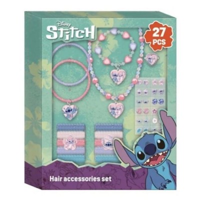 Disney, Сет от аксесоари Stitch - 27 части, U ST00104, момиче, многоцветни U ST00104