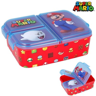 Детска кутия за храна с 3 отделения SUPER MARIO, Супер Марио, 21420, червена , многоцветна 21420 Детска кутия за храна с 3 отделения SUPER MARIO, Супер Марио, 21420, червена , многоцветна 21420
