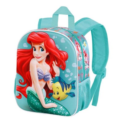 Karactermania ARIEL Sea 3D малка раница, T 04814, момиче, синьо- зелена, многоцветна T 04814 Karactermania ARIEL Sea 3D малка раница, T 04814, момиче, синьо- зелена, многоцветна T 04814