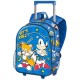 Karactermania, детска раница с колела, SONIC Let's roll 3D. T 05052, момче, синя, многоцветна T 05052 Karactermania, детска раница с колела, SONIC Let's roll 3D. T 05052, момче, синя, многоцветна T 05052