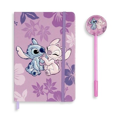 Karactermania Комплект дневник с химикалка Stitch and Angel, T 06193, лилав T 06193 Karactermania Комплект дневник с химикалка Stitch and Angel, T 06193, лилав T 06193