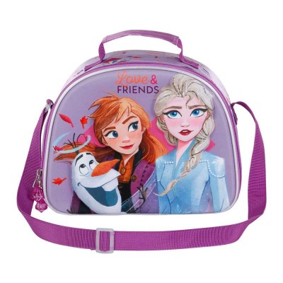 Karactermania 3D Tермо чанта FROZEN Friends, T 06386, лилава, многоцветна T 06386