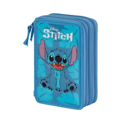 Karactermania Несесер с 3 ципа Lilo and Stitch, Пълен, T 06663, синьо T 06663 Karactermania Несесер с 3 ципа Lilo and Stitch, Пълен, T 06663, синьо T 06663