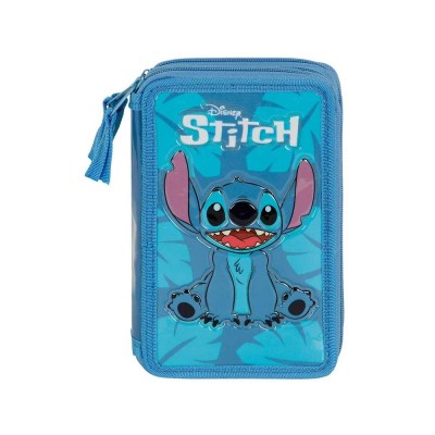 Karactermania Несесер с 3 ципа Lilo and Stitch, Пълен, T 06663, синьо T 06663 Karactermania Несесер с 3 ципа Lilo and Stitch, Пълен, T 06663, синьо T 06663
