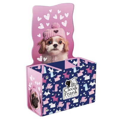 Derform Моливник за бюро Cleo & Frank 42, T 103751, момиче, многоцветен T 103751 Derform Моливник за бюро Cleo & Frank 42, T 103751, момиче, многоцветен T 103751