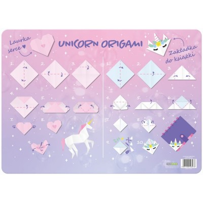 Derform Подложка за бюро ламинирана Unicorn 15, T 104093, момиче, лилава, многоцветна T 103973 Derform Подложка за бюро ламинирана Unicorn 15, T 104093, момиче, лилава, многоцветна T 103973