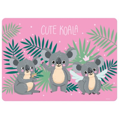 Derform Подложка за бюро картон Koala 10, T 104031, момиче, многоцветна T 104031 Derform Подложка за бюро картон Koala 10, T 104031, момиче, многоцветна T 104031