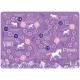 Derform Подложка за бюро ламинирана Horses 25, T 104093, момиче, лилава, многоцветна T 104093 Derform Подложка за бюро ламинирана Horses 25, T 104093, момиче, лилава, многоцветна T 104093