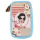 Аnekke Ученически несесер с 2 отделения PATCHWORK, T 19AN-910-PATCH, празен, многоцветен T 19AN-910-PATCH Аnekke Ученически несесер с 2 отделения PATCHWORK, T 19AN-910-PATCH, празен, многоцветен T 19AN-910-PATCH