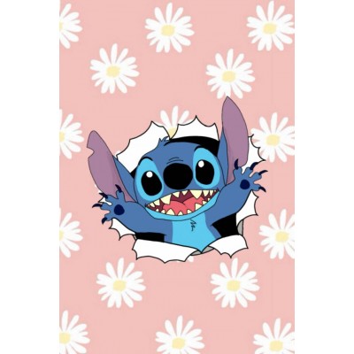 Disney Тетрадка А5 Stitch, офсет, редове, 40л, T 2004024, многоцветна T 2004024