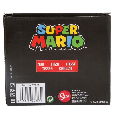 Store Керамична чаша Super Mario в подаръчна кутия, 325 мл, Т 20051, бяла, многоцветна T 20051