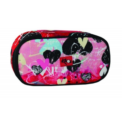 Kaos Ученически овален несесер Minnie Maxi, T 38370, момиче, многоцветен T 38370 Kaos Ученически овален несесер Minnie Maxi, T 38370, момиче, многоцветен T 38370