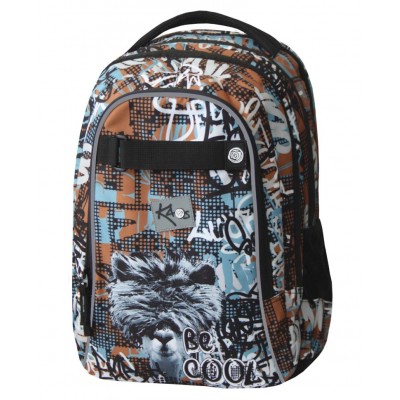 Kaos Ученическа раница KAOS LA LAMA 2 в 1, T 41356, многоцветна T 41356 Kaos Ученическа раница KAOS LA LAMA 2 в 1, T 41356, многоцветна T 41356