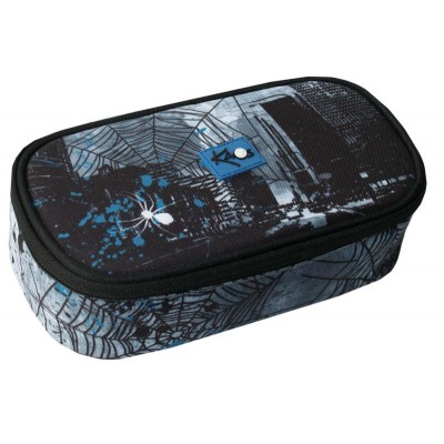 Kaos Ученически овален несесер Spider Maxi, T 41372, момче, многоцветен T 41372 Kaos Ученически овален несесер Spider Maxi, T 41372, момче, многоцветен T 41372