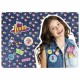 Derform Подложка за бюро ламинирана Soy Luna, T 47413, момиче, лилава, многоцветна T 47413 Derform Подложка за бюро ламинирана Soy Luna, T 47413, момиче, лилава, многоцветна T 47413