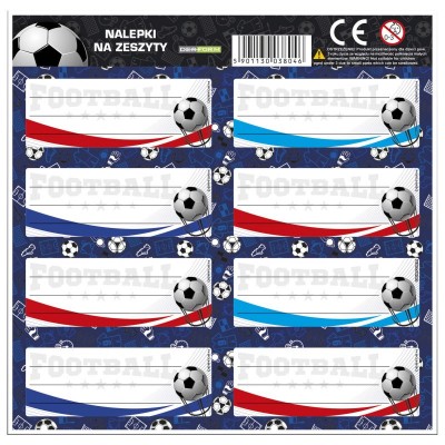 Етикети FOOTBALL, T 49257, момче, многоцветен T 49257