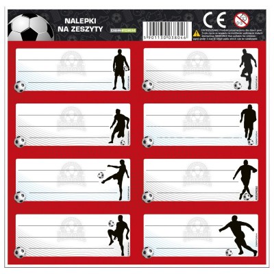 Етикети FOOTBALL, T 49257, момче, многоцветен T 49257