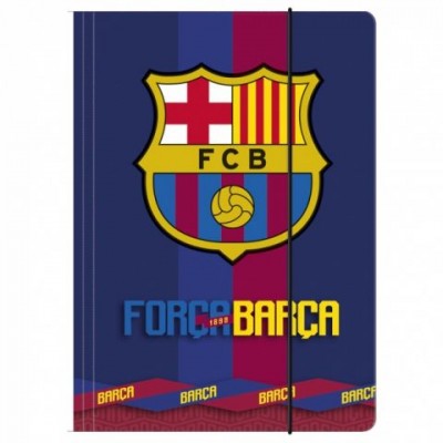 Derform Папка А4 с ластик FC BARCELONA, T 53438, момче, многоцветна T 53438 Derform Папка А4 с ластик FC BARCELONA, T 53438, момче, многоцветна T 53438