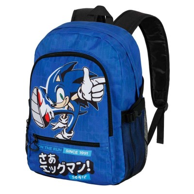 KARACTERMANIA, Ученическа раница SONIC FAN On The Run, T 5418, момче, синя T 5418 KARACTERMANIA, Ученическа раница SONIC FAN On The Run, T 5418, момче, синя T 5418