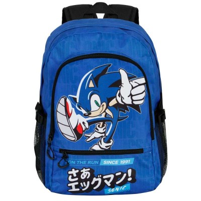 KARACTERMANIA, Ученическа раница SONIC FAN On The Run, T 5418, момче, синя T 5418 KARACTERMANIA, Ученическа раница SONIC FAN On The Run, T 5418, момче, синя T 5418