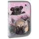 Derform Ученически несесер с 1 цип Cleo & Frank 19, Пълен, T 67268, многоцветен T 67268 Derform Ученически несесер с 1 цип Cleo & Frank 19, Пълен, T 67268, многоцветен T 67268