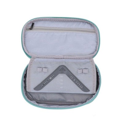 Rucksack Only Ученически овален несесер Green Jumbo, T 724789, момиче, многоцветен T 724789 Rucksack Only Ученически овален несесер Green Jumbo, T 724789, момиче, многоцветен T 724789
