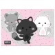 Derform Подложка за бюро картон CATS А35, T 54213, момиче, многоцветна T 78721 Derform Подложка за бюро картон CATS А35, T 54213, момиче, многоцветна T 78721
