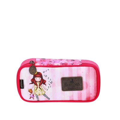 Santoro Gorjuss Ученически овален несесер Gorjuss Princesses, T 870678, момиче, многоцветен T 870678 Santoro Gorjuss Ученически овален несесер Gorjuss Princesses, T 870678, момиче, многоцветен T 870678