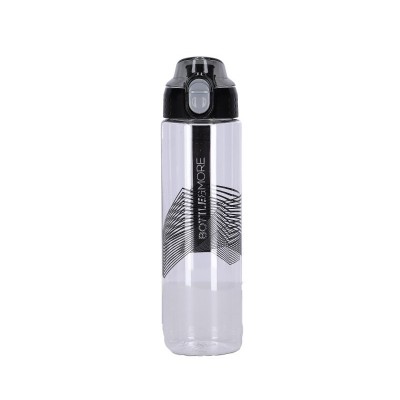Bottle & Morе Бутилка за вода LINES, 700 мл, T 875864, черна T 875864