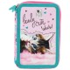 Derform Ученически несесер с 2 ципa Cleo & Frank 35, T 87624, Пълен, момиче, многоцветен T 87624 Derform Ученически несесер с 2 ципa Cleo & Frank 35, T 87624, Пълен, момиче, многоцветен T 87624